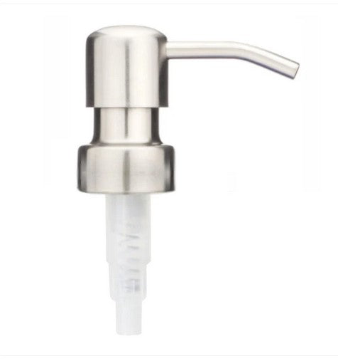 Black Jarmazing bird-head soap and lotion replacement pump with 28/400 thread size for countertop dispensers, featuring a durable metal exterior and BPA-free components.