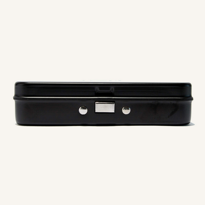Black Leaf Shave Twig and Thorn Razor Travel Case side view with secure latch