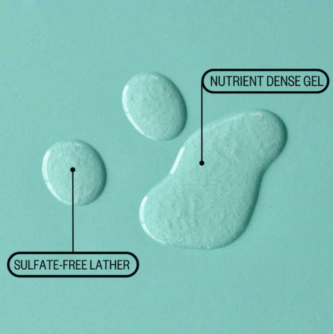 Close-up of the Facial Cleanser Concentrate bottle’s textured pump and sleek design, highlighting its elegant packaging