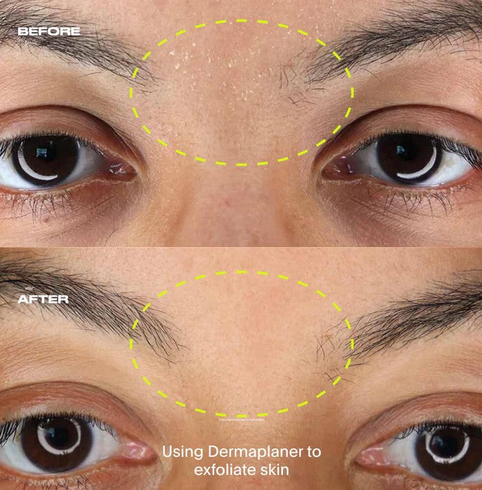 Close-up of the rose gold razors with textured grip handles and sleek razor blades, highlighting the metallic finish and