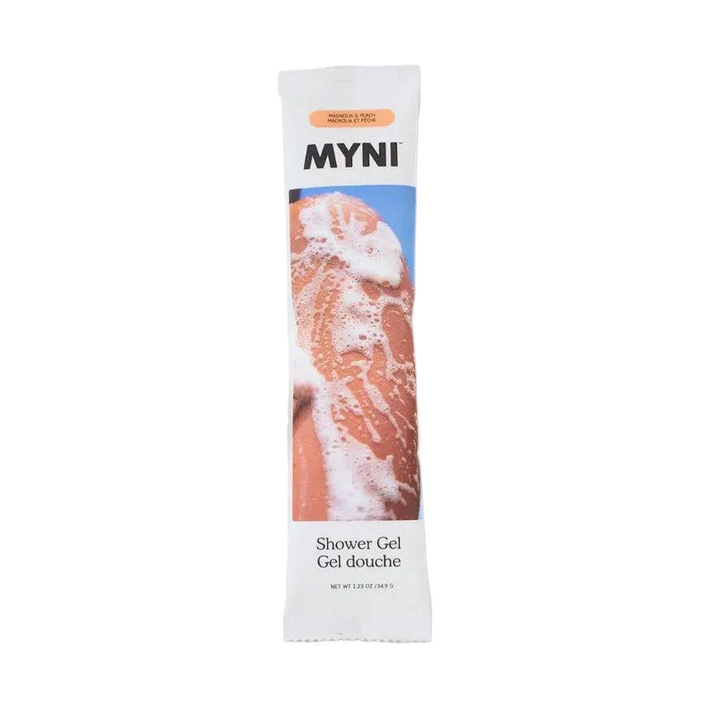 MYNI Magnolia and Peach powder to gel shower gel refill made in Canada