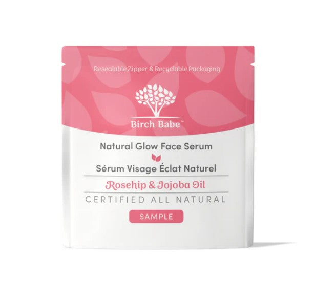 Close-up of the clear serum with a dropper, highlighting lightweight, slightly glossy texture and subtle citrus scent on the