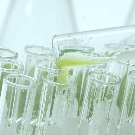 Close-up of the Ciel D'azur Shampoo Bar's textured surface revealing creamy, brittle consistency and subtle floral scent