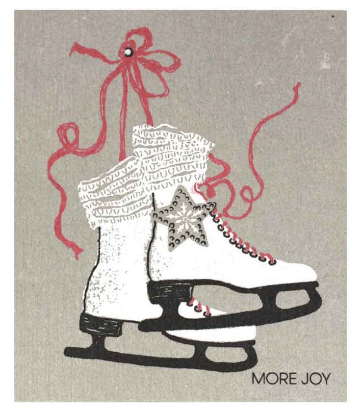 more joy swedish dishcloth figure skates design