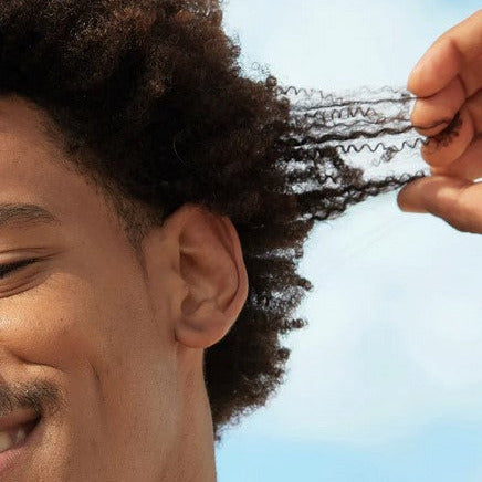 Close-up of the Ciel D'azur Conditioner Bar’s textured surface with visible natural ingredients and subtle floral scent