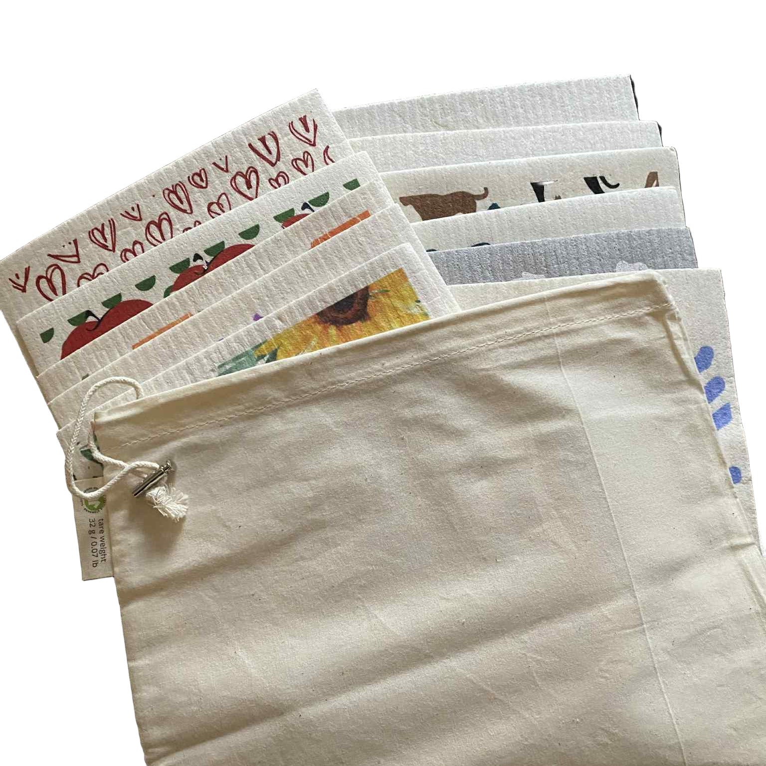 Swedish Cloth Mystery Set of 12 by Canadian Brands featuring artisan-designed, eco-friendly zero-waste Swedish dishcloths in
