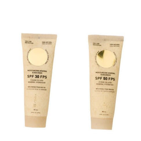 Tanit Botanics Mineral Sunscreen with SPF 30, natural broad spectrum formula, smooth texture, and clean, plastic-free