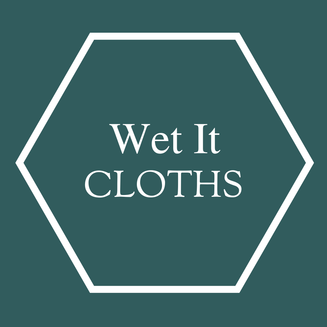 Wet It! Swedish Cloths colorful biodegradable cotton and cellulose dishcloth, 12x8 inches, for kitchen cleaning and