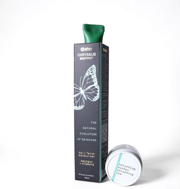 Etee daily facial moisturizer with lightweight, hydrating formula, natural scent, suitable for all skin types, 2 oz in zero