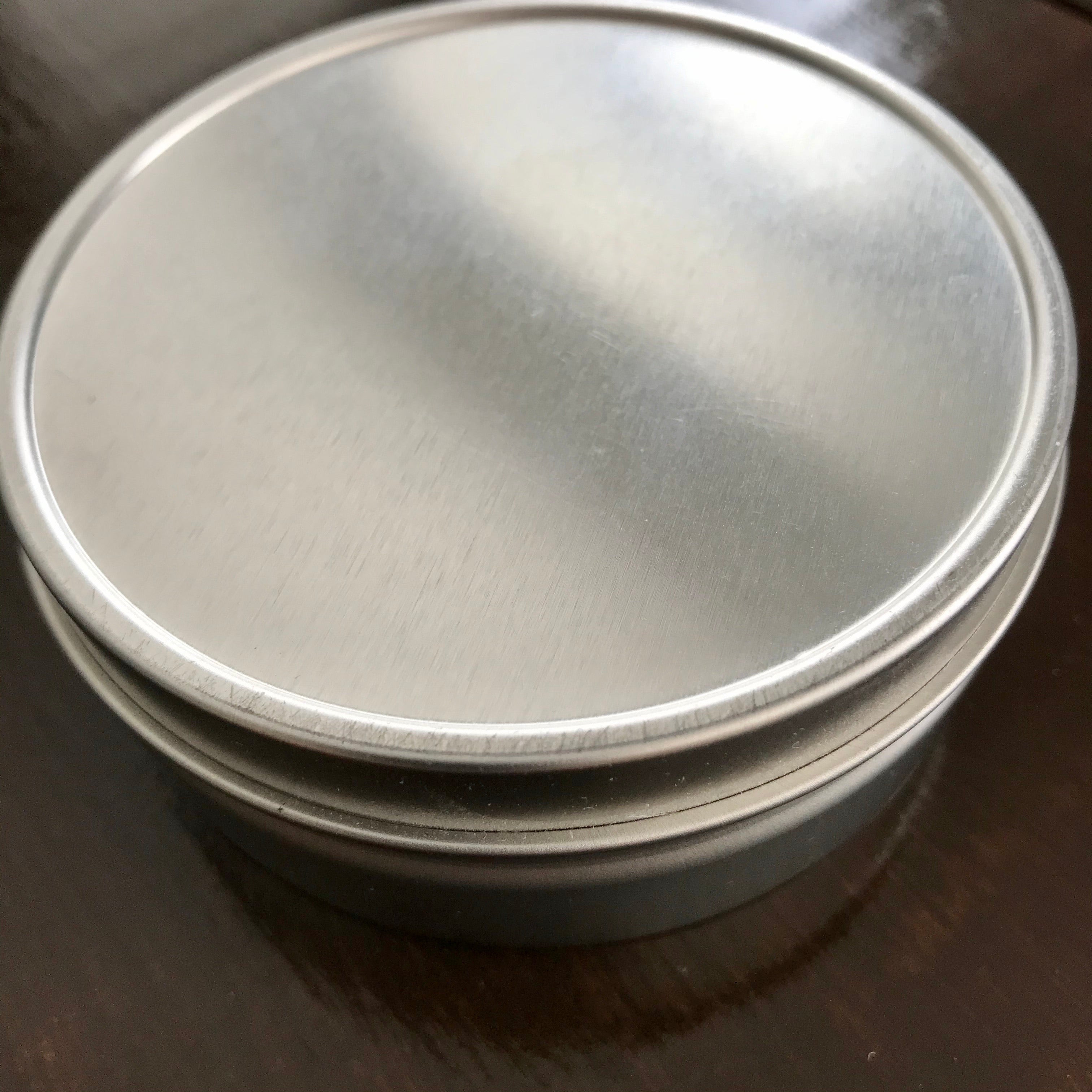 Simply Natural Canada shallow shampoo bar tin with eco-friendly stainless steel storage case for travel and personal hair