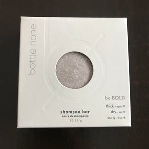 be BOLD Curly or Dry Hair Shampoo Bar