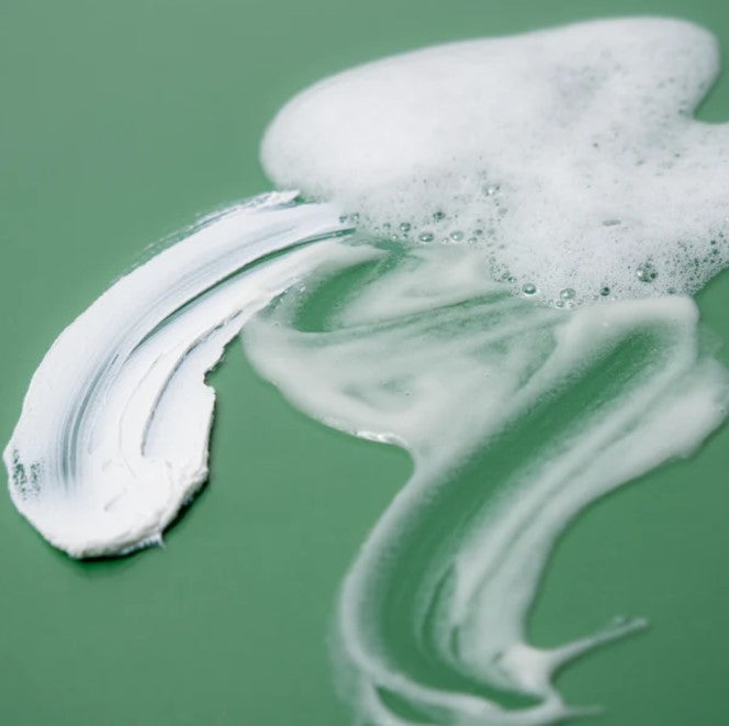 Close-up of the Birch Baby Skincare Travel Bundle’s soft, textured label showing natural ingredient details and gentle scent