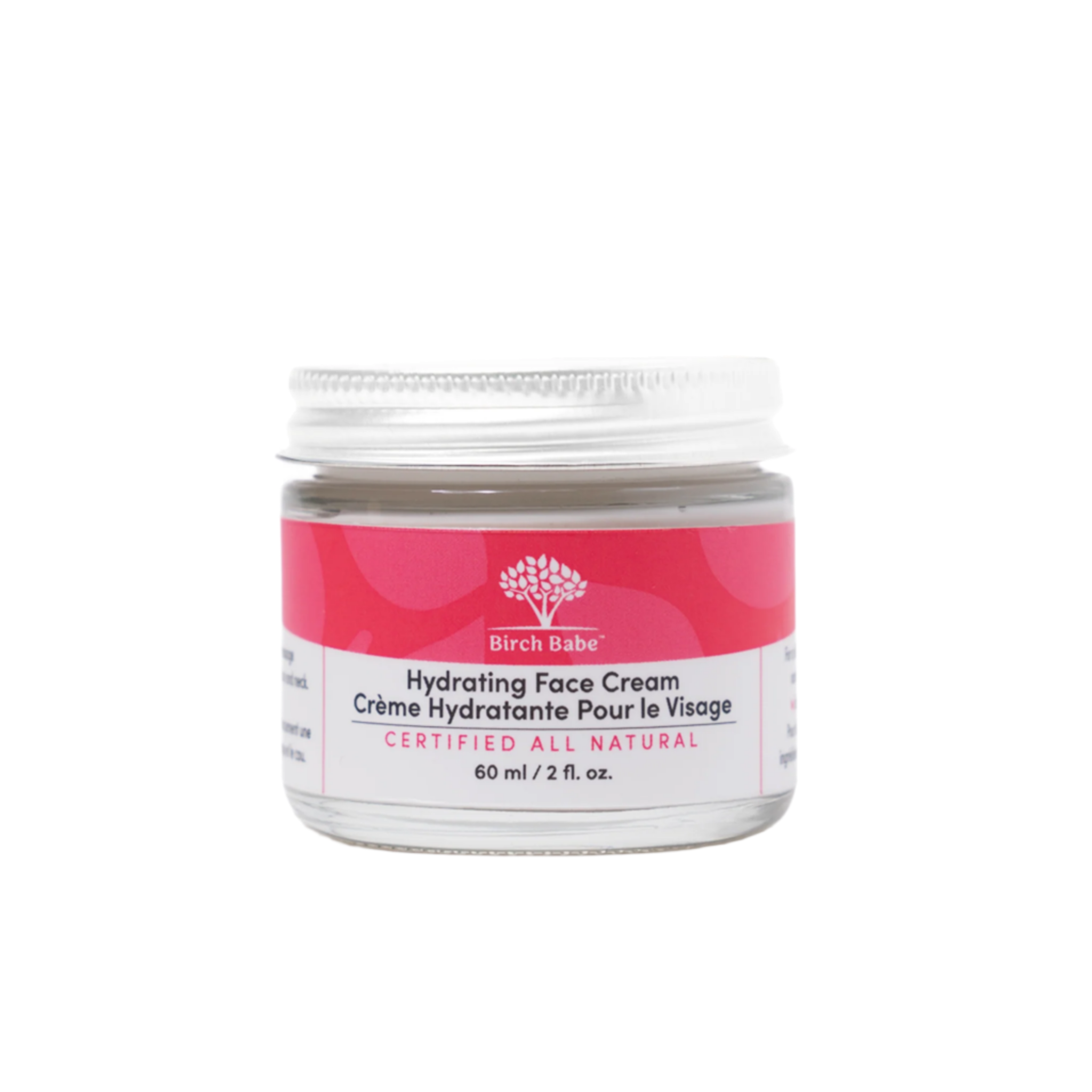Birch Babe Hydrating Face Cream with natural botanical ingredients, smooth texture, light scent, suitable for all skin