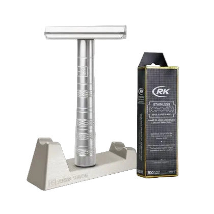 Henson Shaving Gift Bundle | Precision AL13 Razor & Stand Set