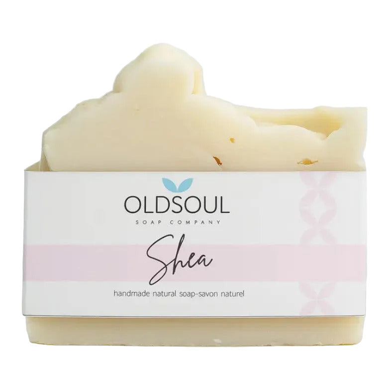 Bar of soap with 'Oldsoul Soap Company' branding on a white background