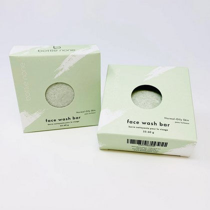 Canadian made bottle none face wash bar 55-60 g in a box for normal to oily skin 