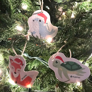 Festive Critter Pop Up Sponge Set