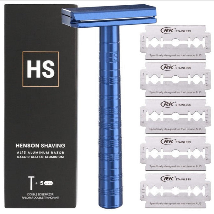 Henson Shaving Gift Bundle | Precision AL13 Razor & Stand Set