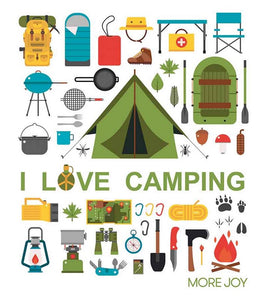 Camping More Joy Swedish Dishcloth
