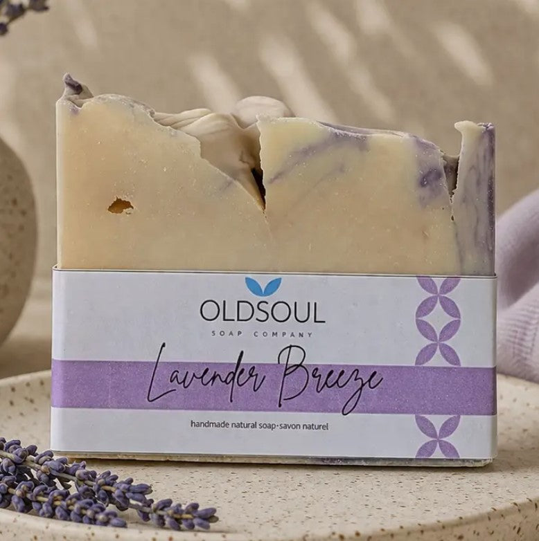 lavender breeze artisan soap natural lavender soap bar handmade vegan Canada