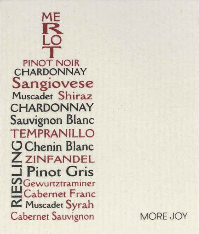 Merlot More Joy Swedish Dishcloth, biodegradable cellulose and cotton, blue and white checked pattern, 6x8 inches, textured