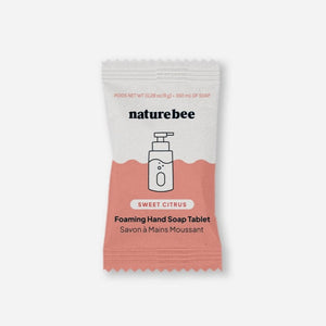 Nature Bee Sweet Citrus Foaming Hand Soap Tablets