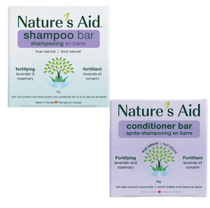 Nature's Aid Shampoo and Conditioner Bar Set - Fortifying