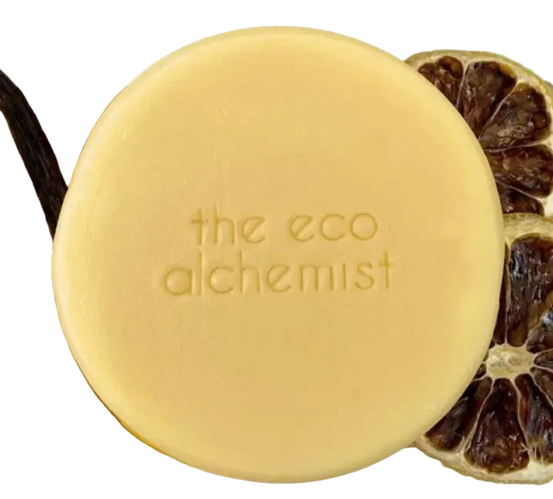 Orange Vanilla Cream handcrafted soap by The Eco Alchemist, Canadian made coconut milk hand and body soap