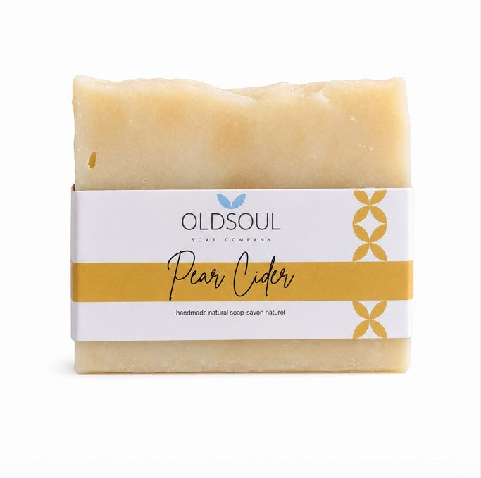 Handmade Canadian artisan soap inspired by refreshing summer pear cider