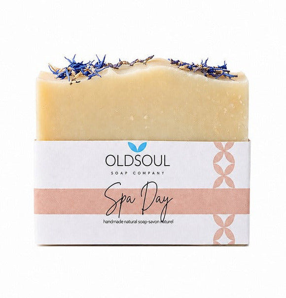 Canadian made vegan artisan soap bar for relaxing spa inspired skincare