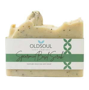 Spearmint Basil Scrub Artisan Soap