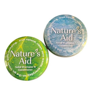 Nature's Aid Shampoo and Conditioner Bar Travel Tins