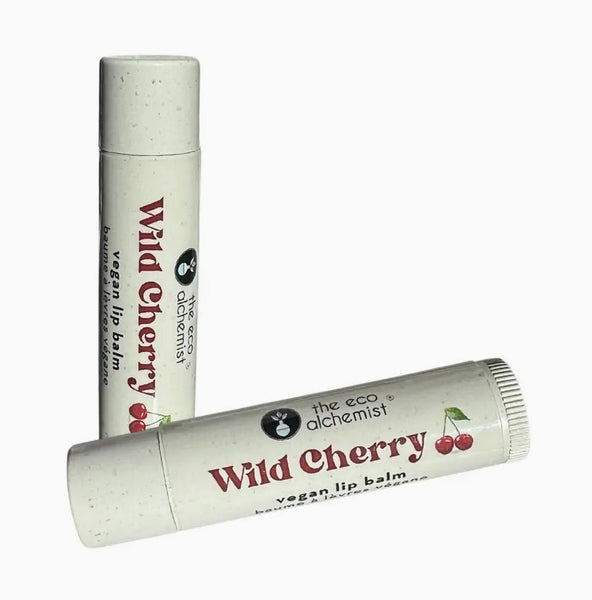 Compostable Wild Cherry Lip Balm | Vegan & Canadian Made