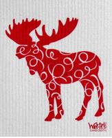 Close-up of vibrant blue Swedish dishcloth’s textured surface showcasing absorbent cellulose fibers detail