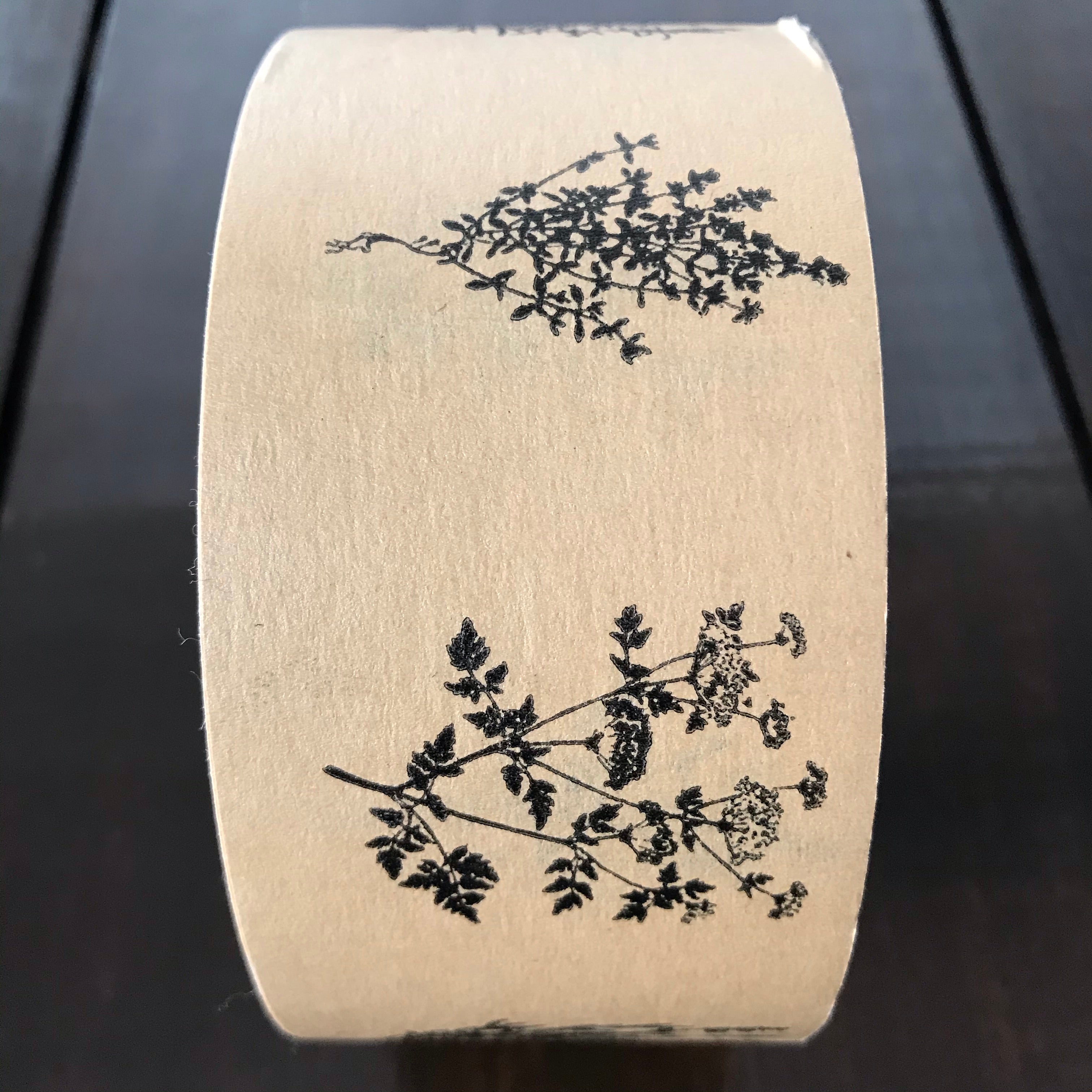 Close-up of eco-friendly paper tape demonstrating its textured surface and natural kraft finish for sustainable packaging