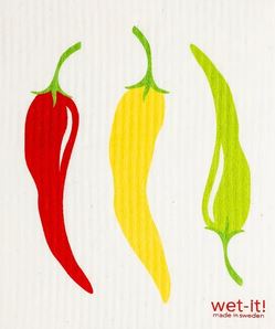 Close-up of the textured, woven surface of Wet It! Swedish Cloths showcasing absorbent, durable material in vibrant green